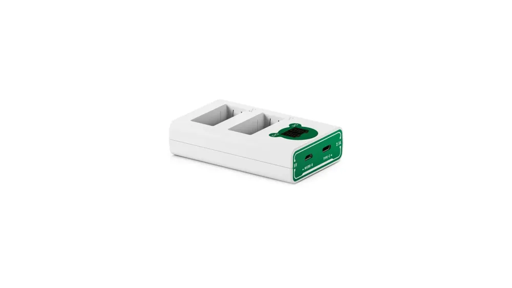 Tilta Battery Charger for NP-W126S (2 Channel) - Forest Green