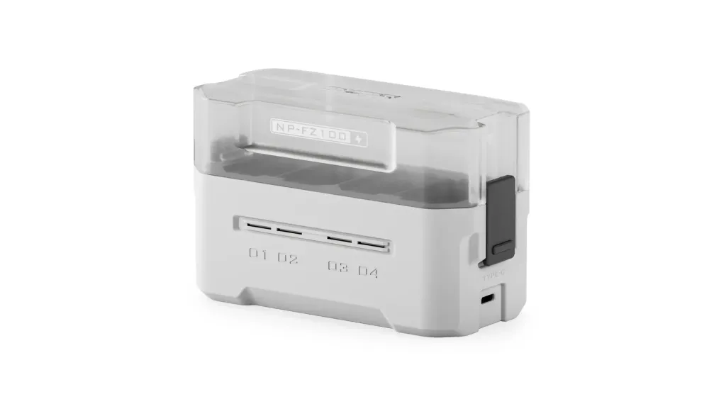 Tilta Portable Charging Station for NP-FZ100 (4 Channel) - Off White