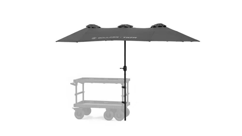 Tilta Extended Umbrella Kit for Boulder Camera Cart - Black