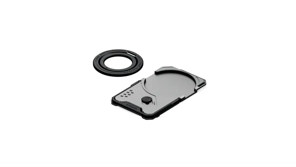 Tilta Khronos Multi-Functional Magnetic Backplate for iPhone 17 Pro Max - Space Gray