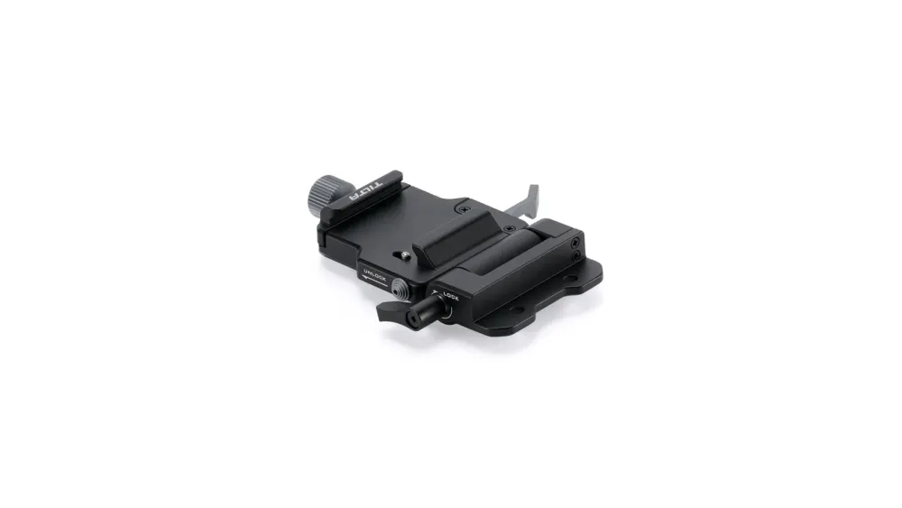 Tilta Adjustable ARCA Receiver for Mini PD V Mount Battery Plate - Black
