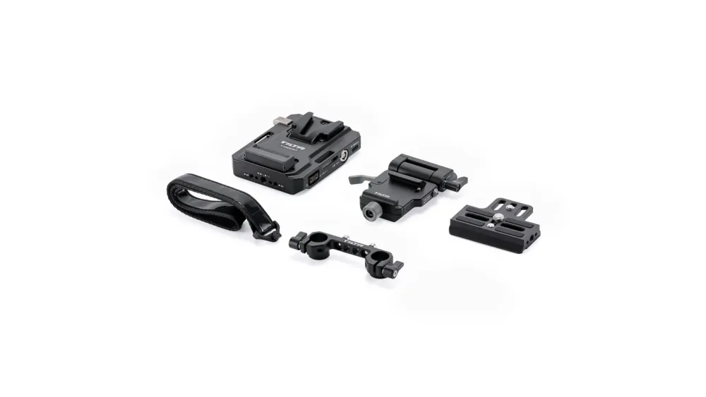 Tilta Mini PD V Mount Battery Plate with Adjustable ARCA Receiver Kit – Black