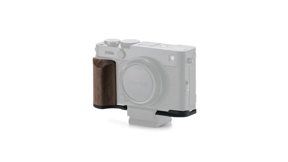 Tilta Mounting Baseplate with Wooden Grip for Fujifilm X-E5 - Black