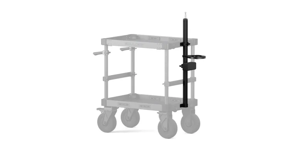 Tilta Fluid Head and Steadicam Mounting Kit for Boulder Camera Cart - Black