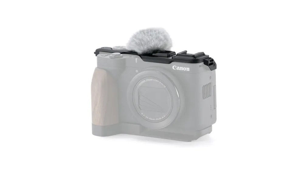 Tilta Top Plate for Canon PowerShot V1 - Black