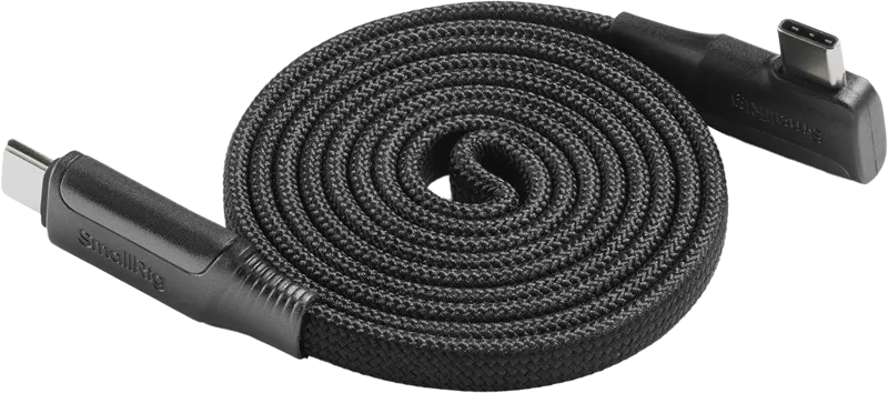 SmallRig 5611 USB-C Self-Coiling Charging Cable (100cm, 60W)