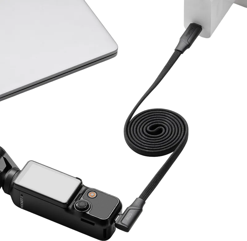 SmallRig 5611 USB-C Self-Coiling Charging Cable (100cm, 60W)