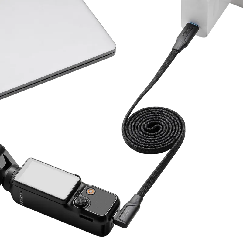 SmallRig 5613 USB-C Self-Coiling Charging Cable (100cm, 240W)