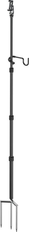 SmallRig 6528 Monopod with Triple Ground Spikes and Phone Support with Cold Shoe Mount
