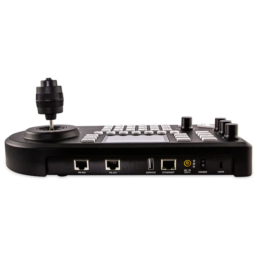 Marshall PTZ NDI / IP Camera Controller with Joystick, Zoom Rocker & Control Dials w/Preview Screen