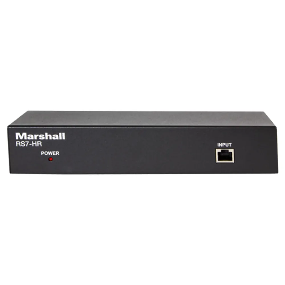 Marshall RS232 / RS422 CAT5 Distribution Extender Box; CAT5 x 7. Includes Rack Mount Ears