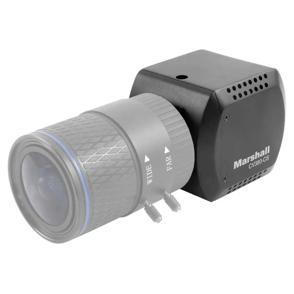 Marshall 4K30p Compact Broadcast Camera with CS Lens Mount - 6G-SDI & HDMI 1.4 Outputs