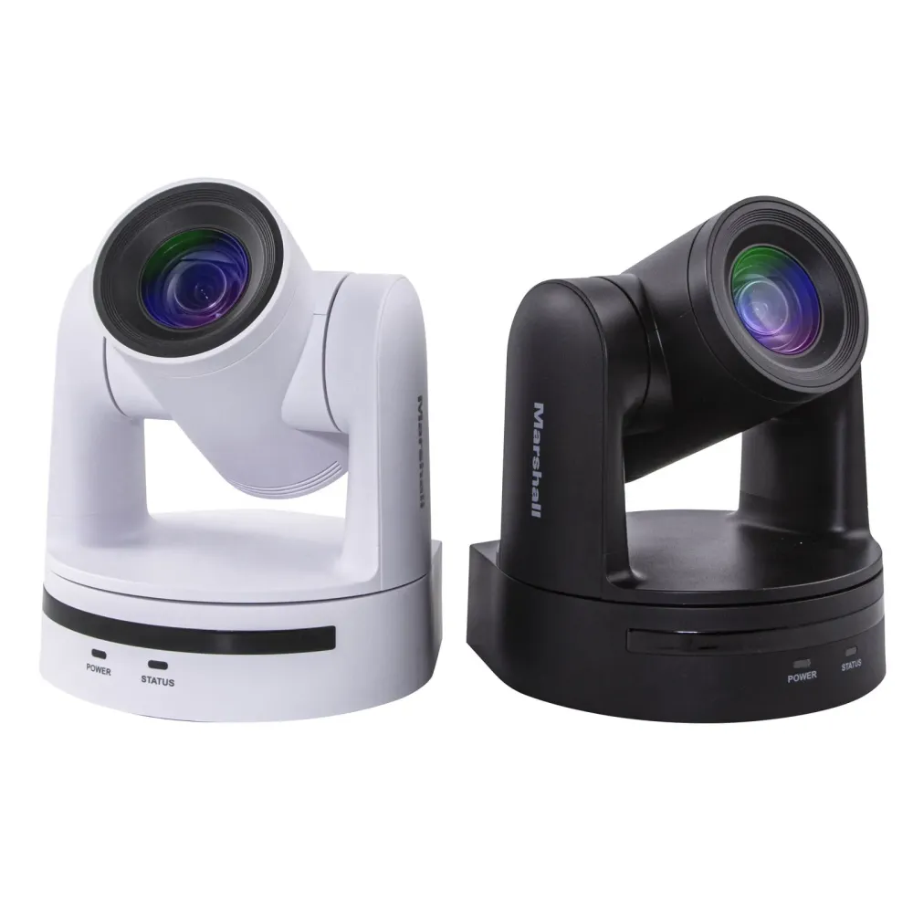 Marshall HD PTZ Camera with 3mm-15mm 5x Zoom Lens – USB3.0, HDMI & IP Outputs (White)