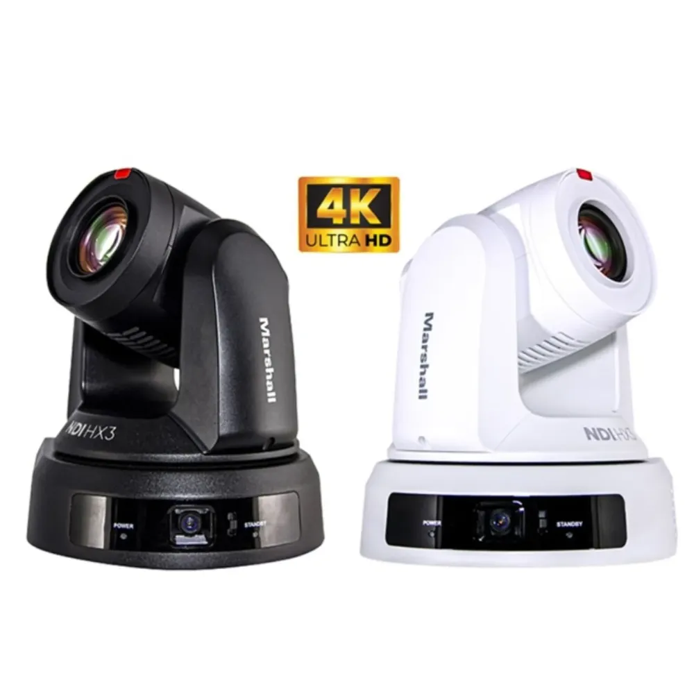 Marshall 25X AI Tracking and Follow NDI PTZ Camera (Black)