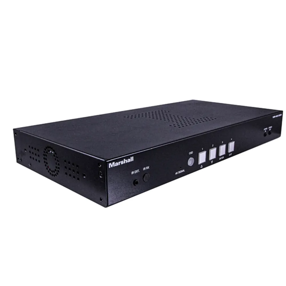 Marshall 4-Input 3G-SDI Multi-Viewer Switcher with 3G-SDI/HDMI  Program Output (RS-232 Remote Control)  [Coming Jul 2024]