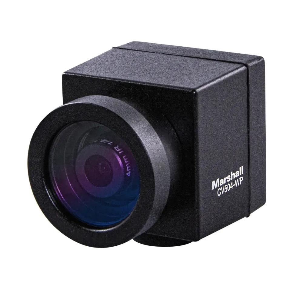 Marshall IP67 Weatherproof Mini Broadcast Camera with 4.0mm Interchangeable Lens - 3G-SDI Output