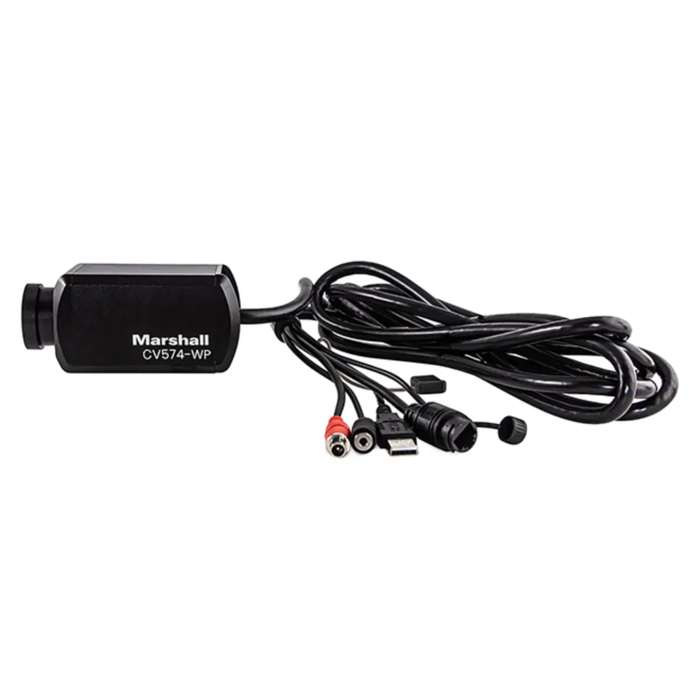 Marshall All-Weather UHD Camera NDI HX3, with M12 Lens