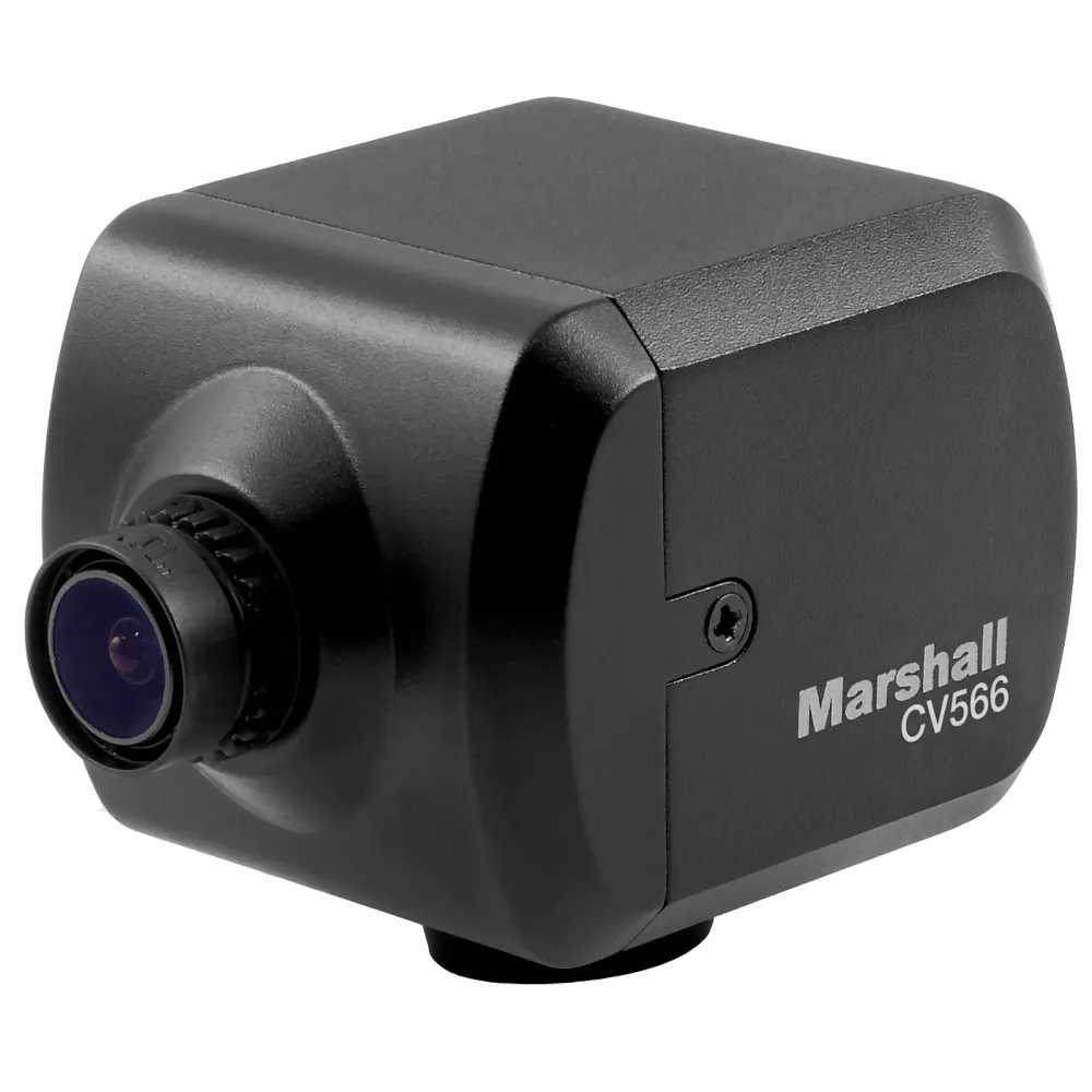 Marshall Genlock Mini Broadcast Camera with 4.0mm Interchangeable Lens - 3G-SDI & HDMI Outputs