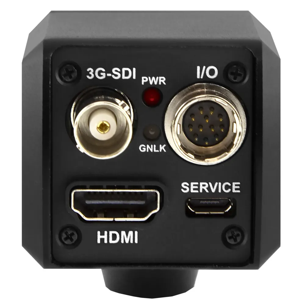 Marshall Genlock Mini Broadcast Camera with 4.0mm Interchangeable Lens - 3G-SDI & HDMI Outputs