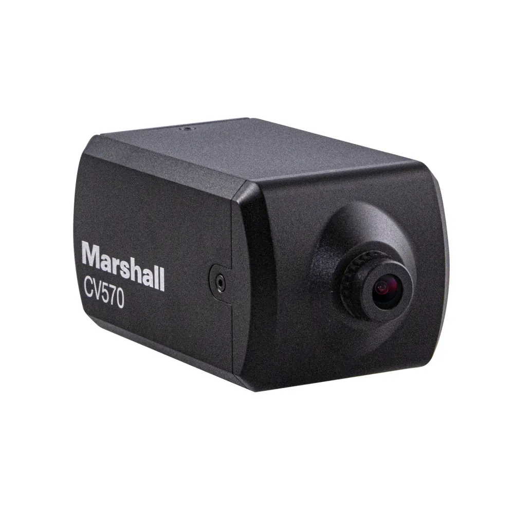Marshall NDI HD Mini Broadcast Camera with 4.0mm Interchangeable Lens - NDI│HX3, IP & HDMI Outputs