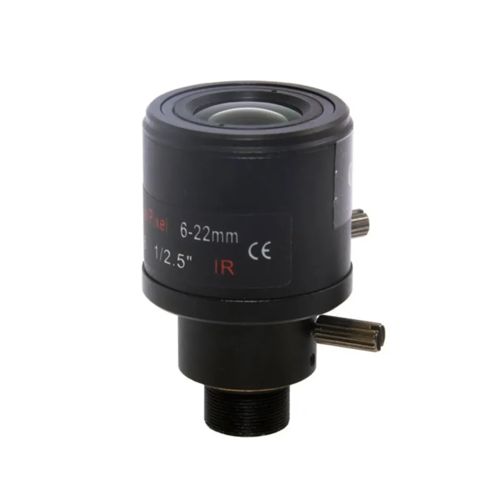 Marshall 6-22mm F1.6 5MP M12 Mount Varifocal Lens (AOV approx. 46 - 16°)