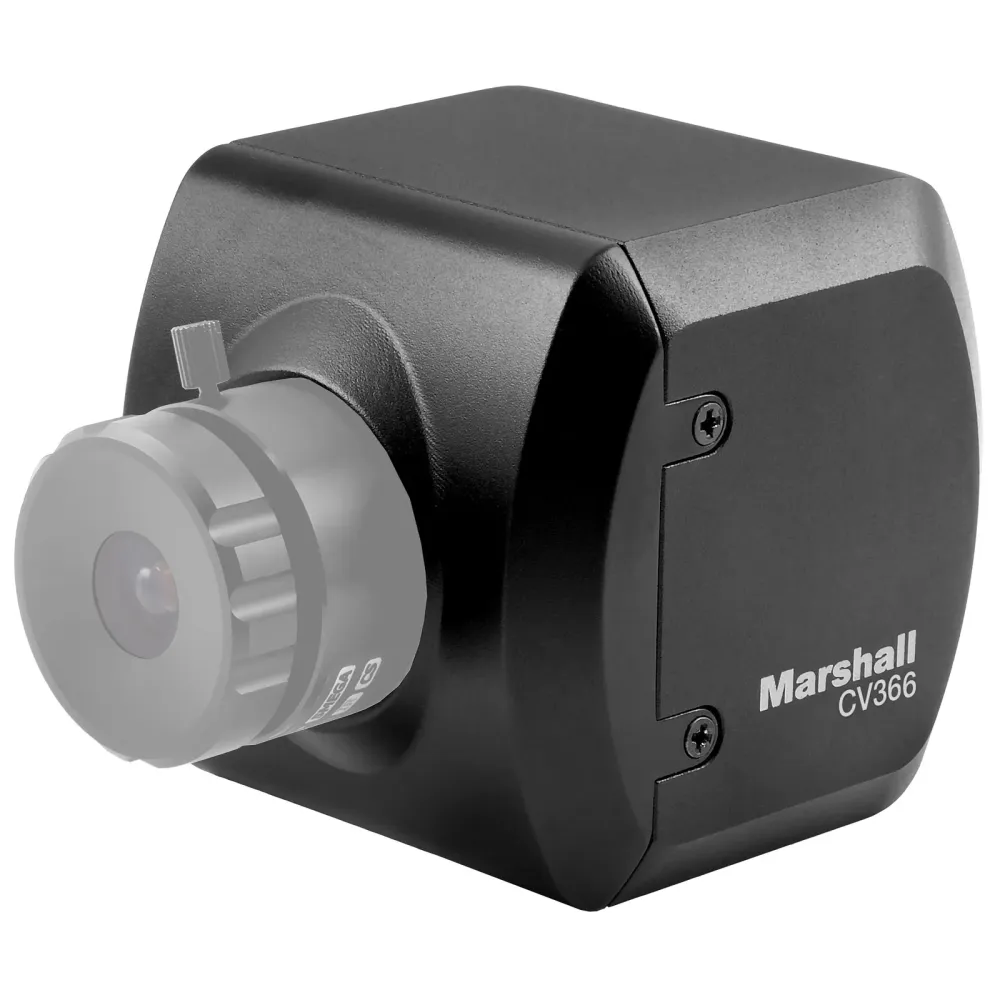 Marshall Genlock Compact Broadcast Camera with CS Lens Mount - 3G-SDI & HDMI Outputs