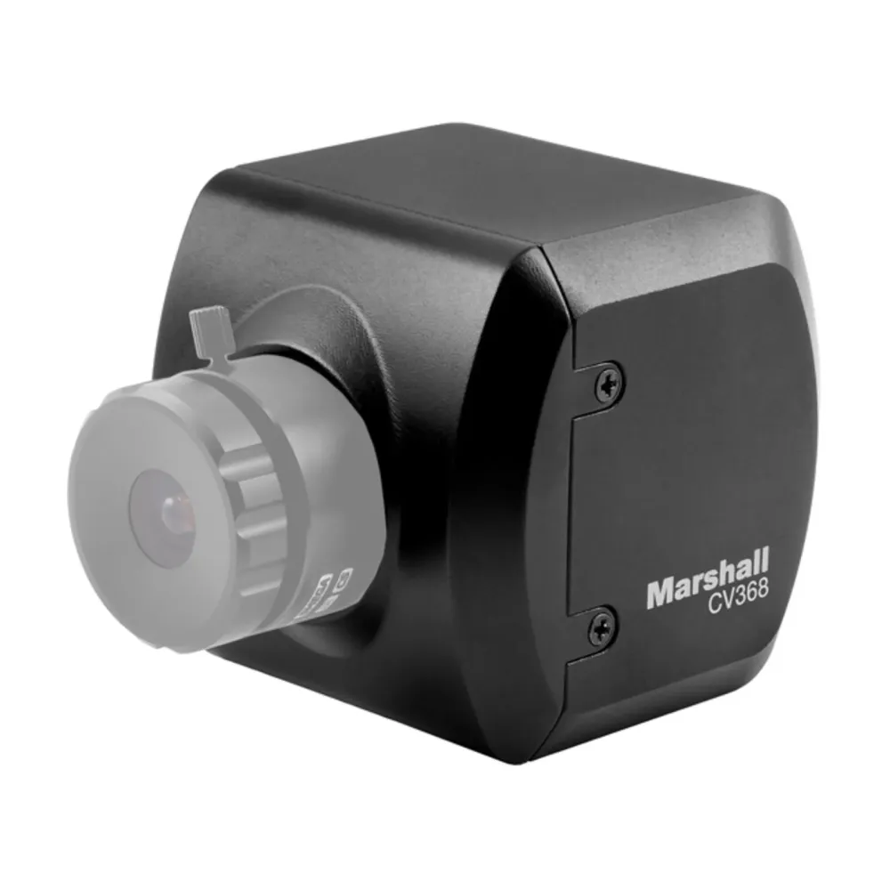 Marshall Global Shutter & Genlock Compact Broadcast Camera with CS Lens Mount – 3G-SDI & HDMI Outputs
