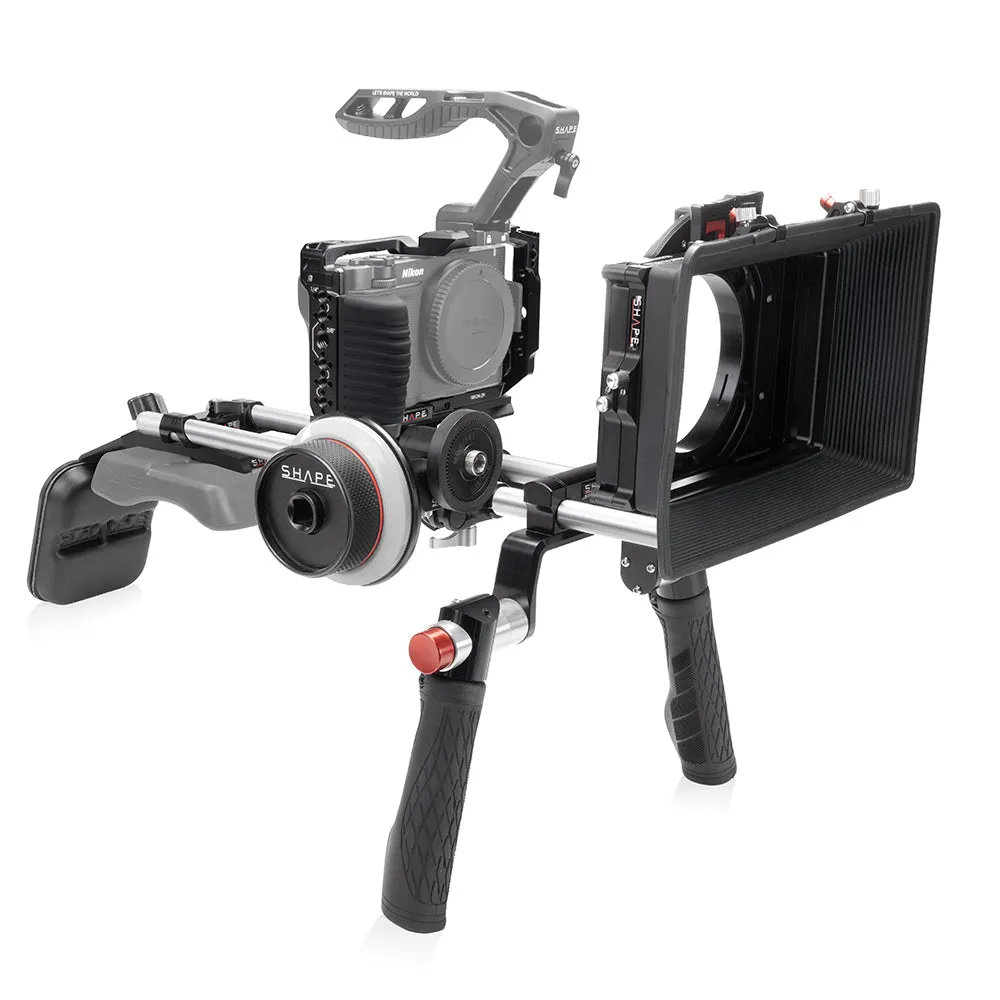 SHAPE Shoulder Mount Matte Box Follow Focus für Nikon ZR