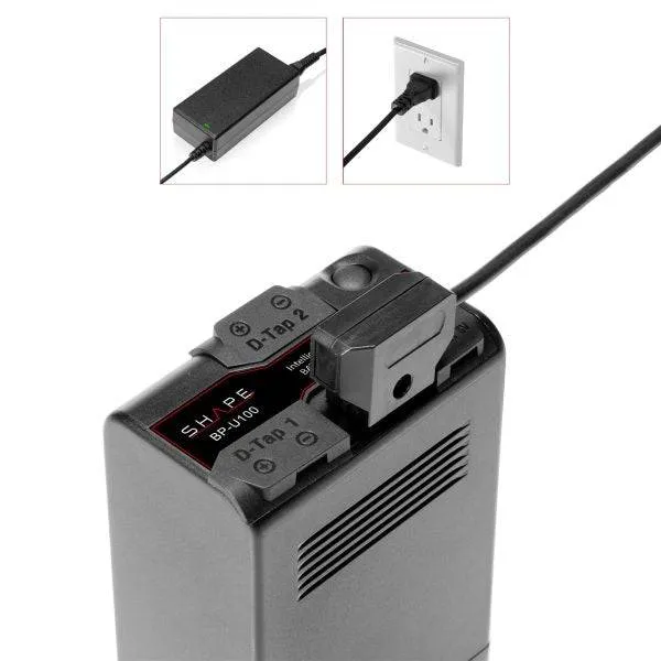 SHAPE BP-U100 Lithium-Ion 98Wh,14.4V,6800 mAh Two Batteries with Travel Charger