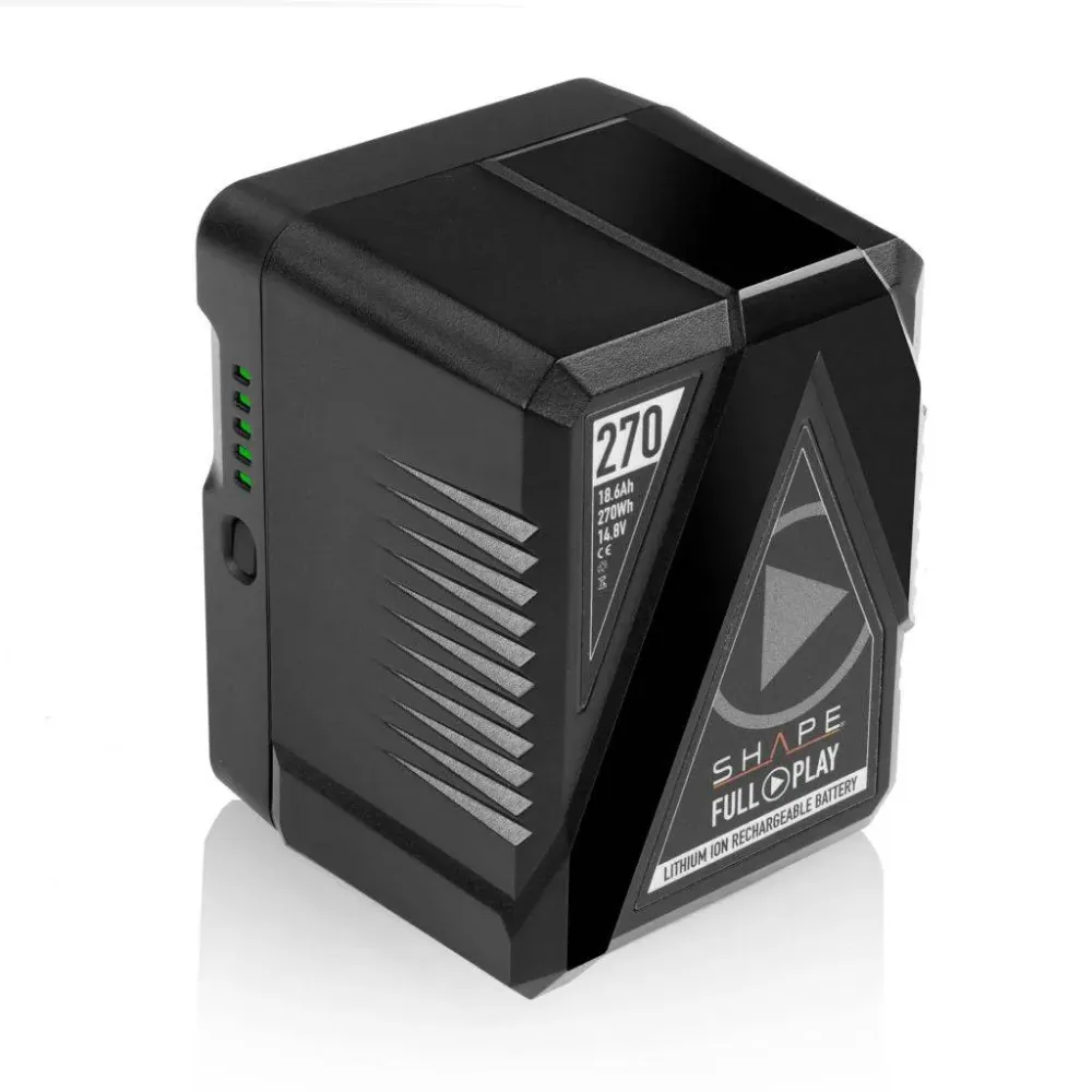 SHAPE FULL PLAY 14.8 V 270 WH rechargeable lithium-ion V-mount battery