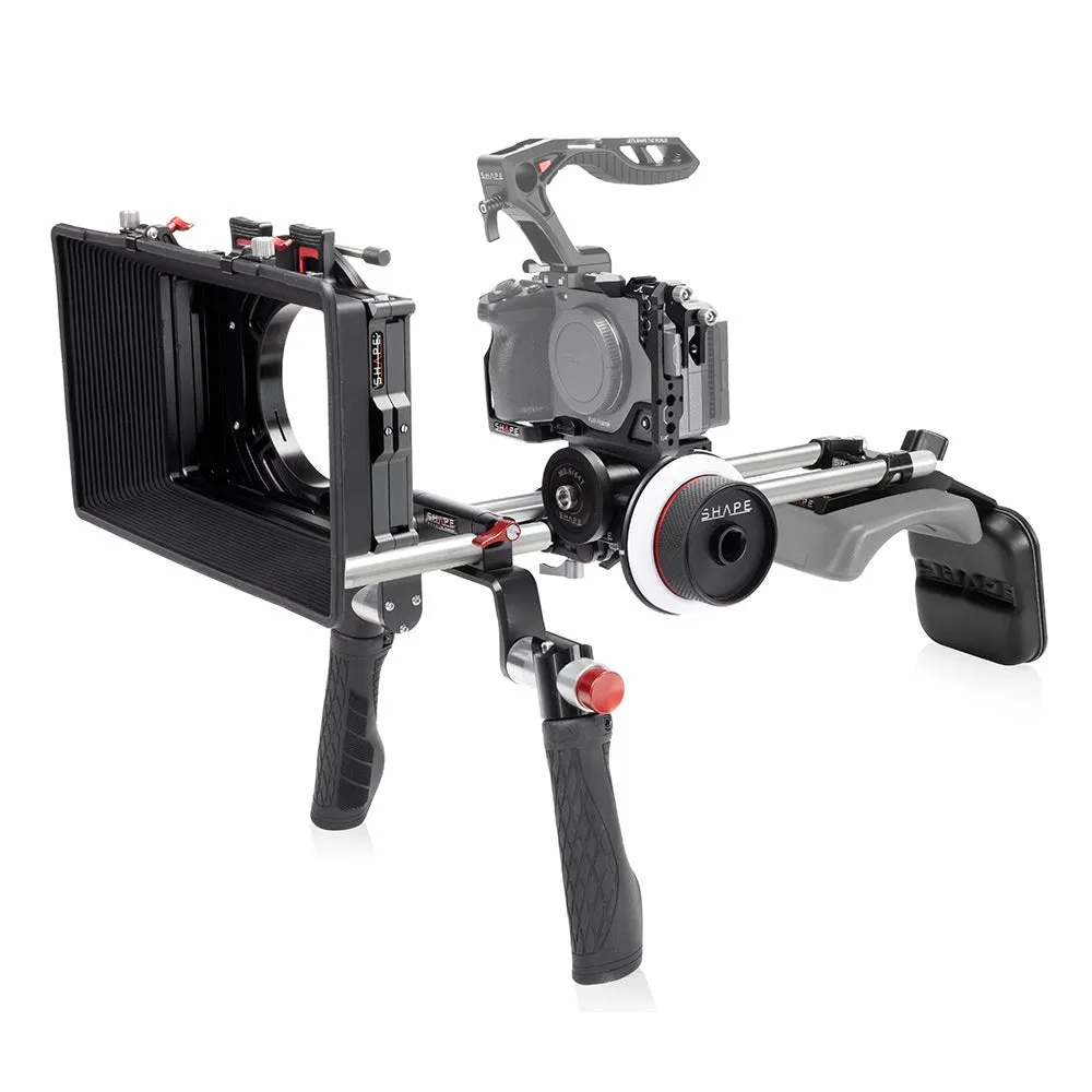 SHAPE V2 Shoulder Mount Mattebox Follow Focus For Sony FX3 & FX30