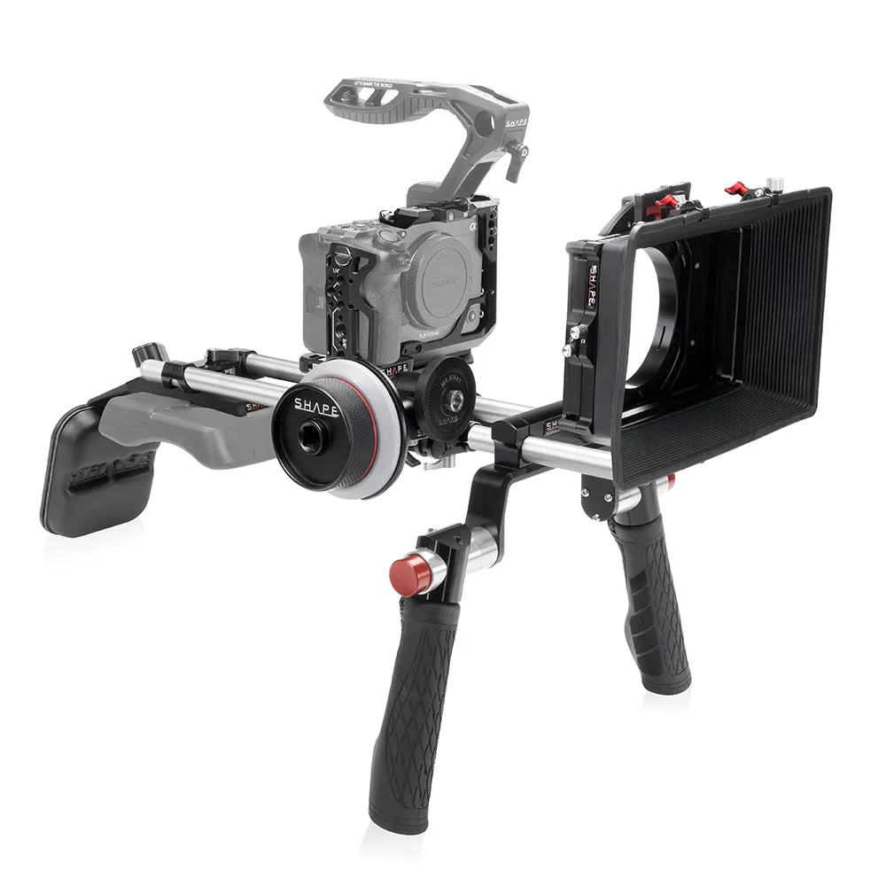 SHAPE V2 Shoulder Mount Mattebox Follow Focus For Sony FX3 & FX30