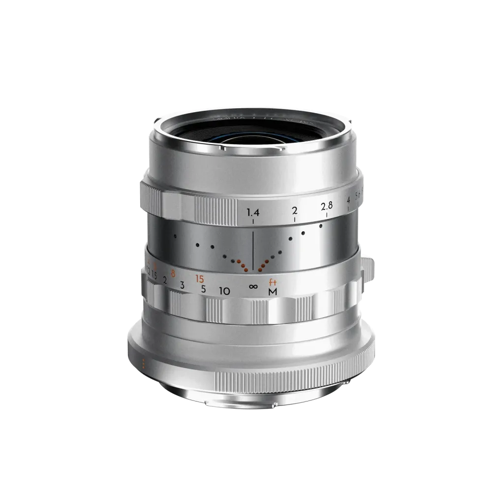 THYPOCH Full-frame Photography Lens Simera 28mm f1.4 for Canon RF Mount - Silver