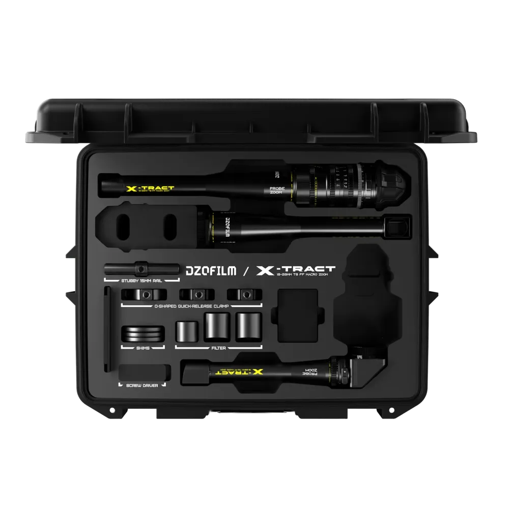 DZOFILM Xtract 18-28mm_0/90/360°_One R-Unit(PL_Black_Case_3pcs_Metric)