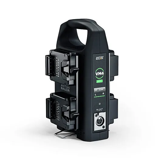 Anton Bauer Quad Charger VM4 4-position Micro Battery Charger