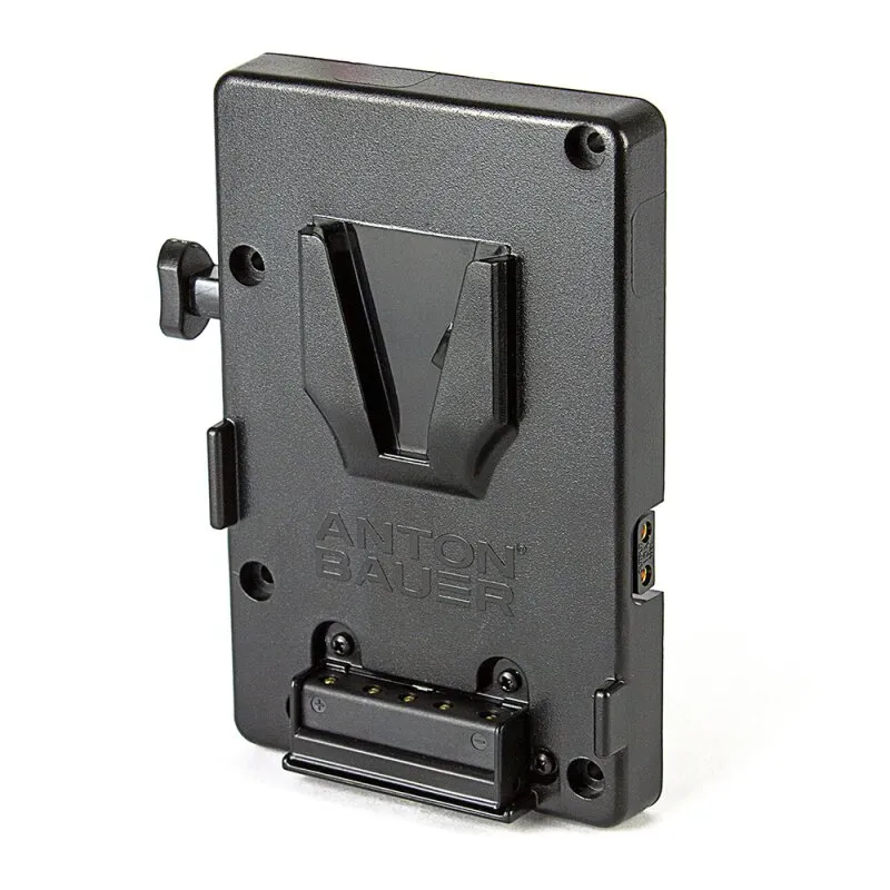 Anton Bauer Universal V-Mount battery bracket with 10amp fuse and 1 PTAP