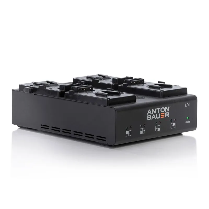 Anton Bauer LP4 Four-Position (Quad) Low Profile V-Mount Charger