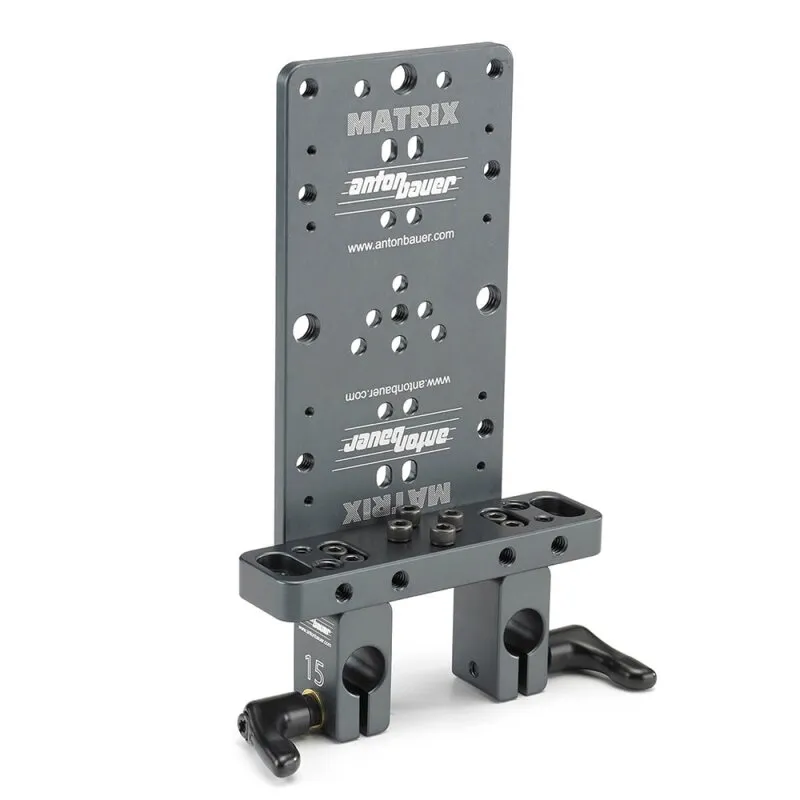 Anton Bauer MATRIX Universal Cheese Plate for use with 15/19mm Rod Clamp Kits