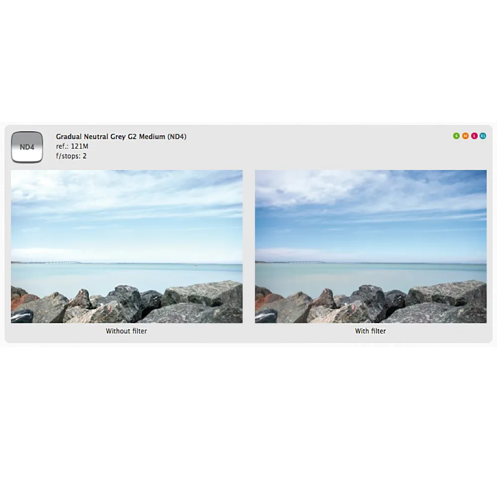 Cokin Filter Z121M Neutral Grey G2 medium (ND4) (0.6)