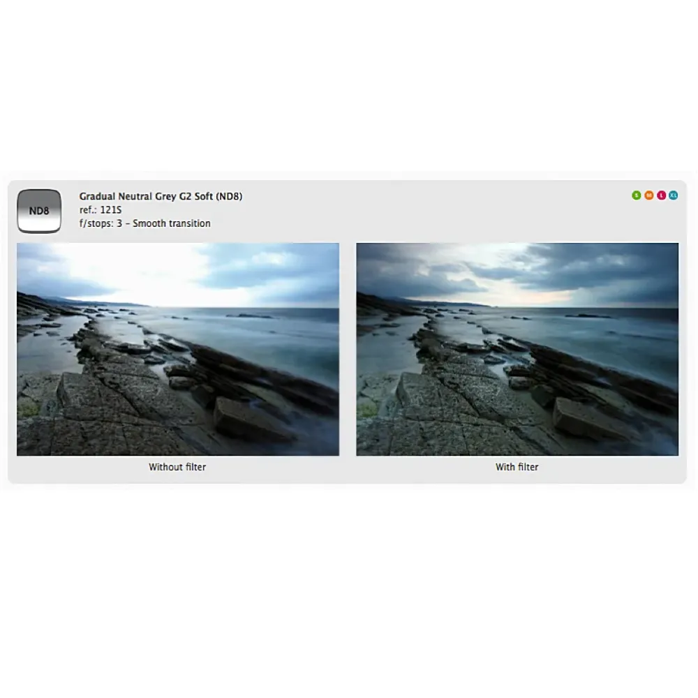 Cokin Filter X121S Neutral Grey G2 soft (ND8) (0.9)