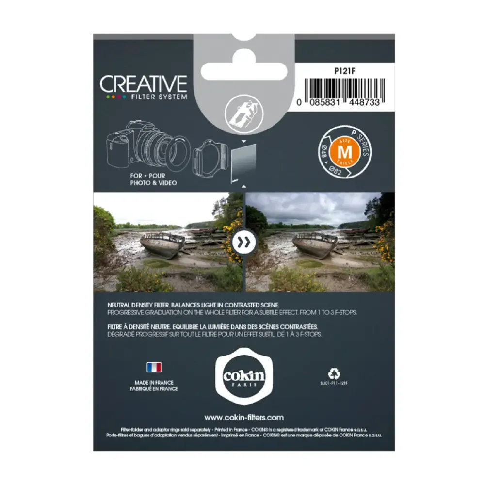 Cokin Filter P121F Neutral Grey G2 full (ND8) (0.9)