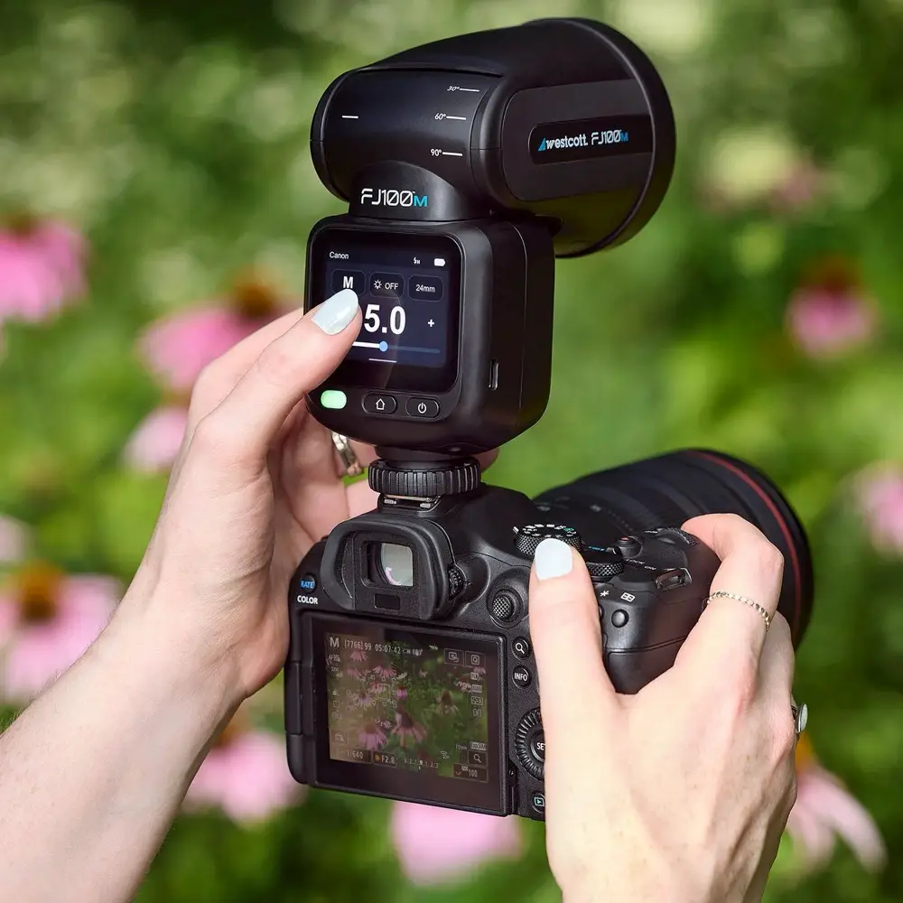 Westcott FJ100 M Touchscreen Speedlight Flash with Multi Brand Camera Mount (100Ws)