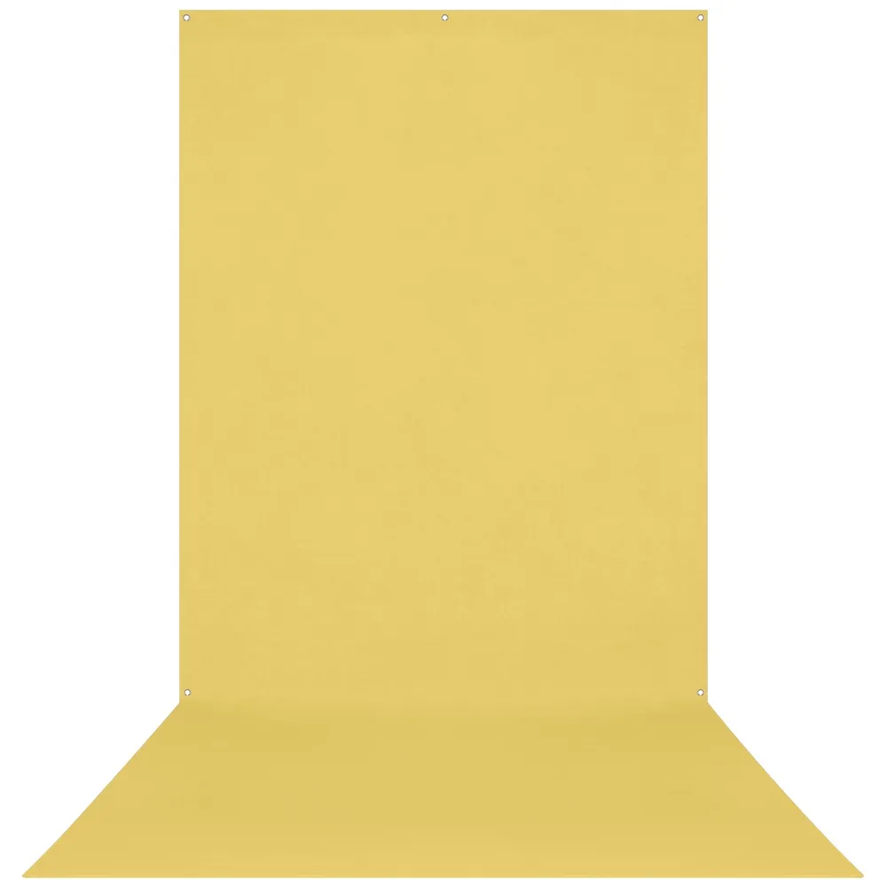 Westcott X Drop Wrinkle Resistant Backdrop   Canary Yellow Sweep (5' x 12')