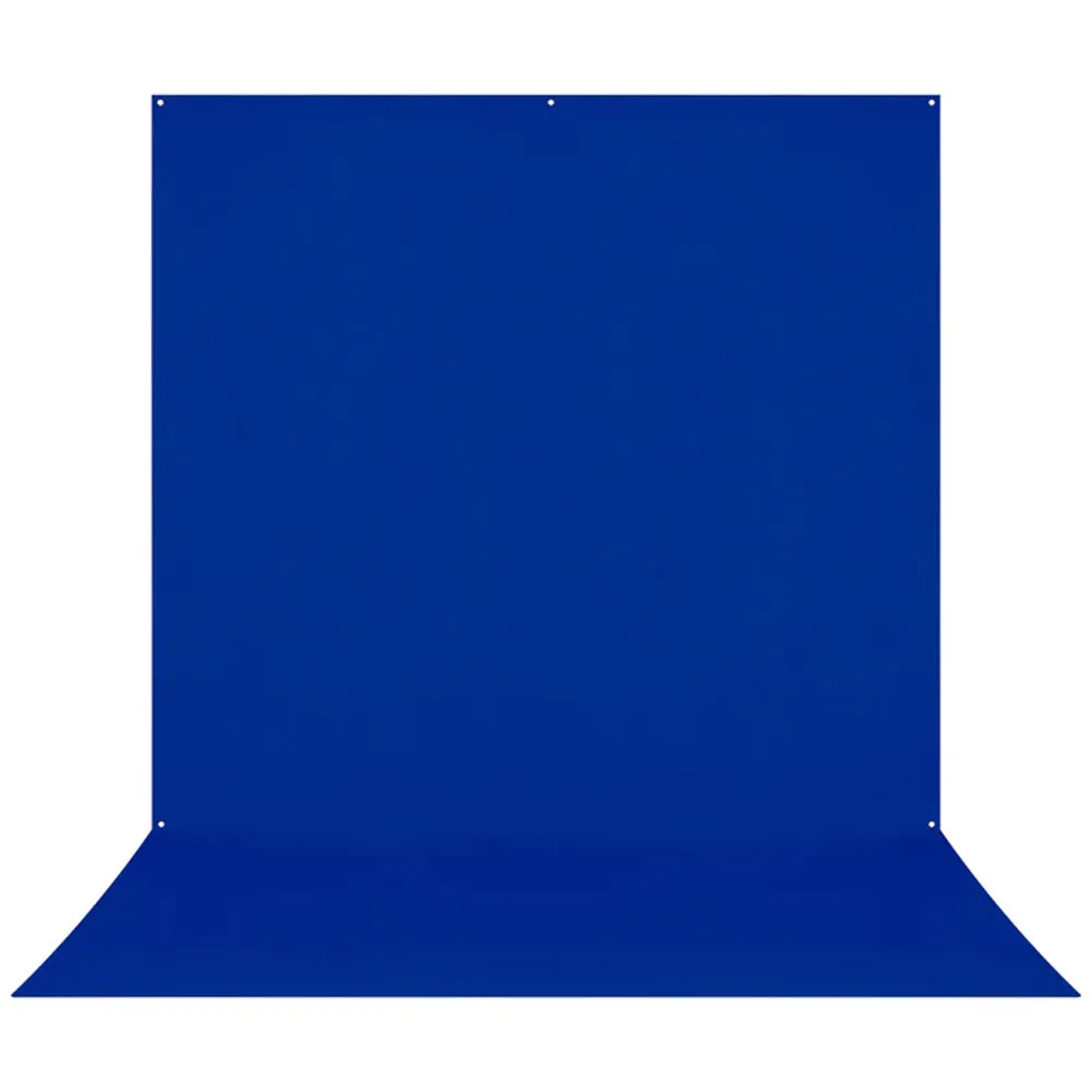 Westcott X Drop Pro Kreukbestendige Achtergrond   Chroma Key Blauw Sweep (2.4 x 4 m)