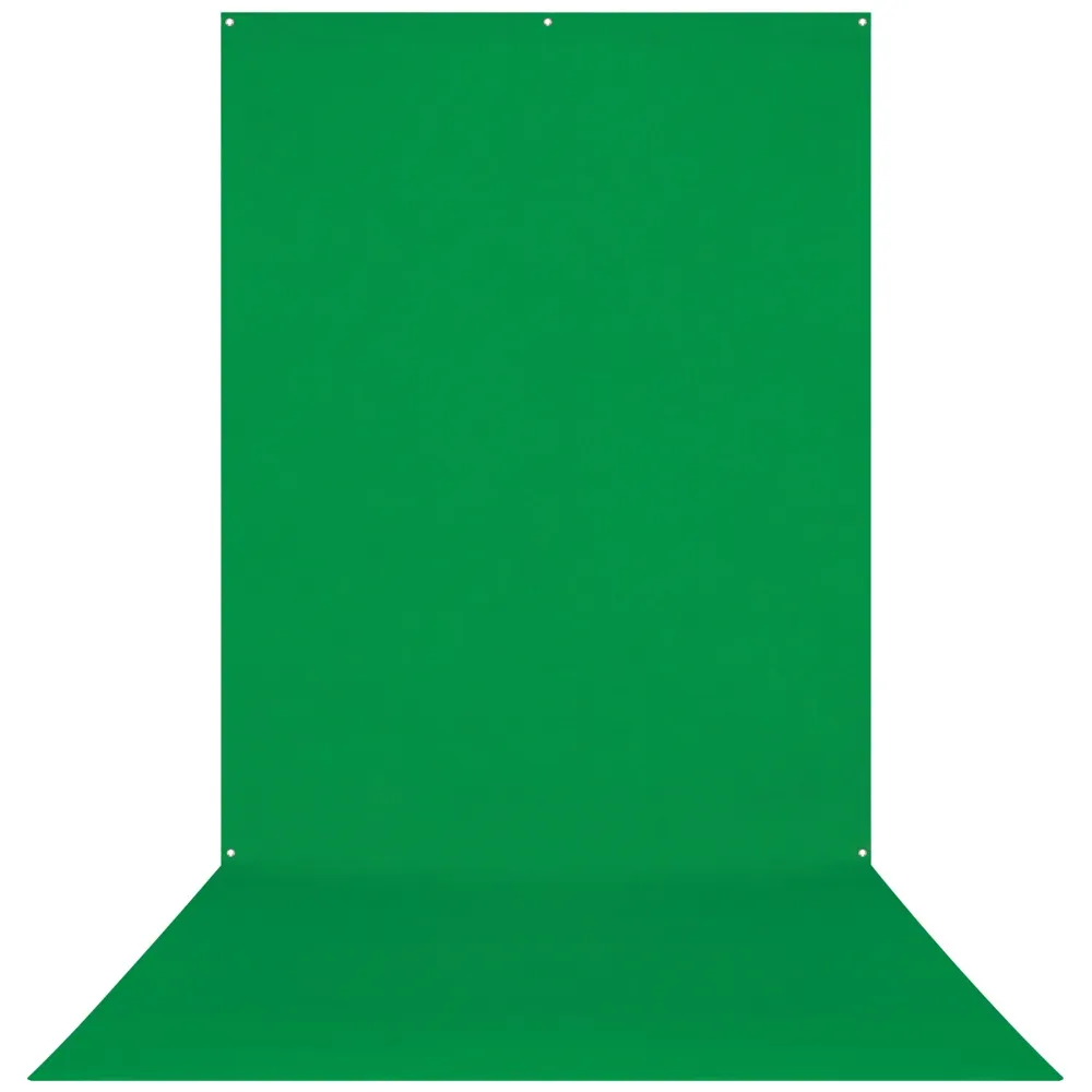 Westcott X Drop Wrinkle Resistant Backdrop   Green Screen Sweep (5' x 12')