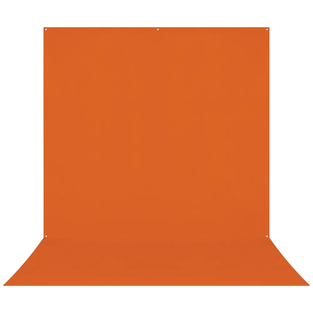 Westcott X Drop Pro Wrinkle Resistant Backdrop   Tiger Orange Sweep (2.4 x 4 m)