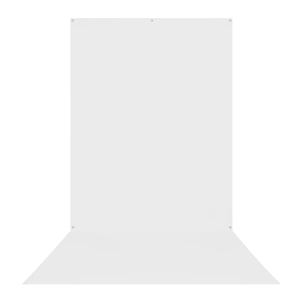 Westcott X Drop Wrinkle Resistant Backdrop   High Key White Sweep (5' x 12')