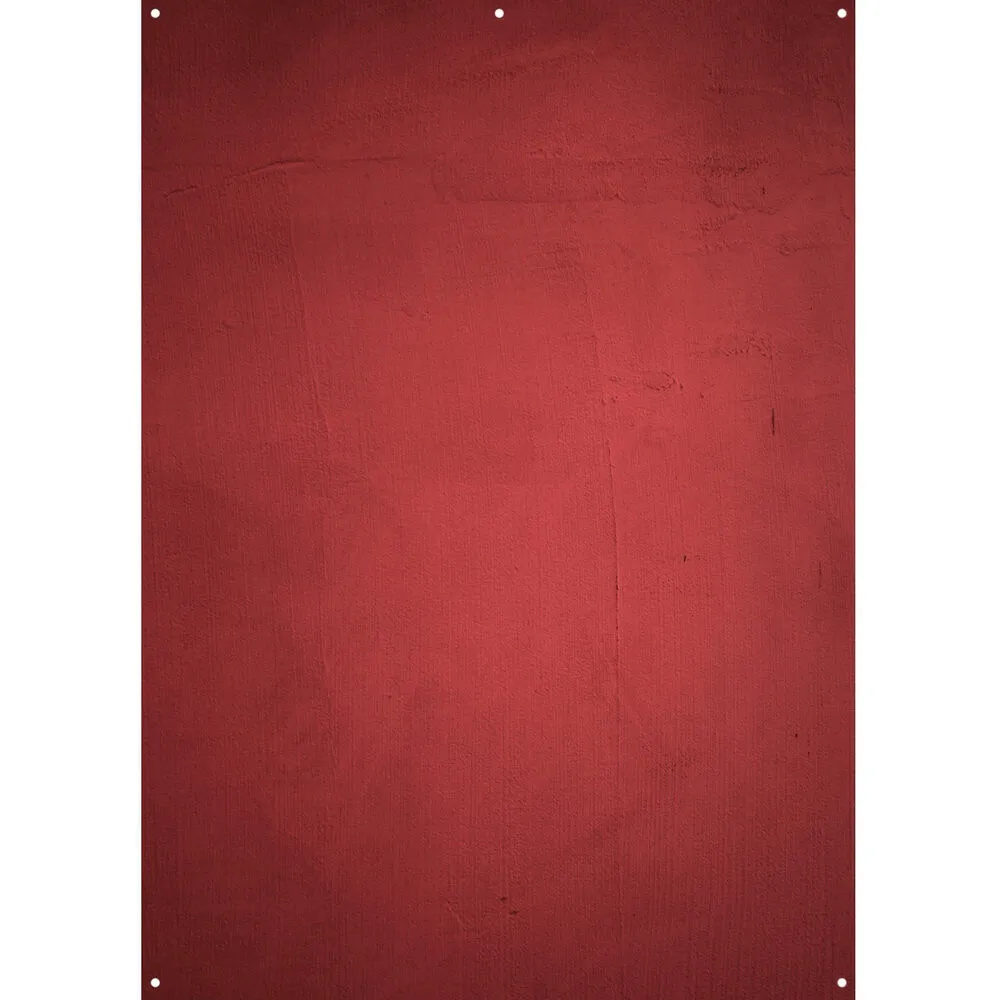 Westcott X Drop Canvas Backdrop   Aged Red Wall (5' x 7')