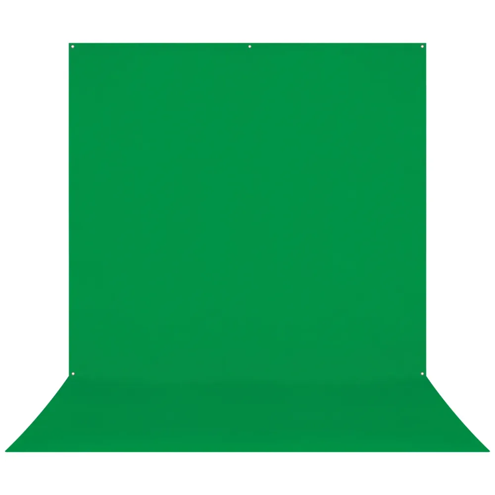 Westcott X Drop Pro Wrinkle Resistant Backdrop Kit   Chroma Key Green Screen Sweep (8' x 13')