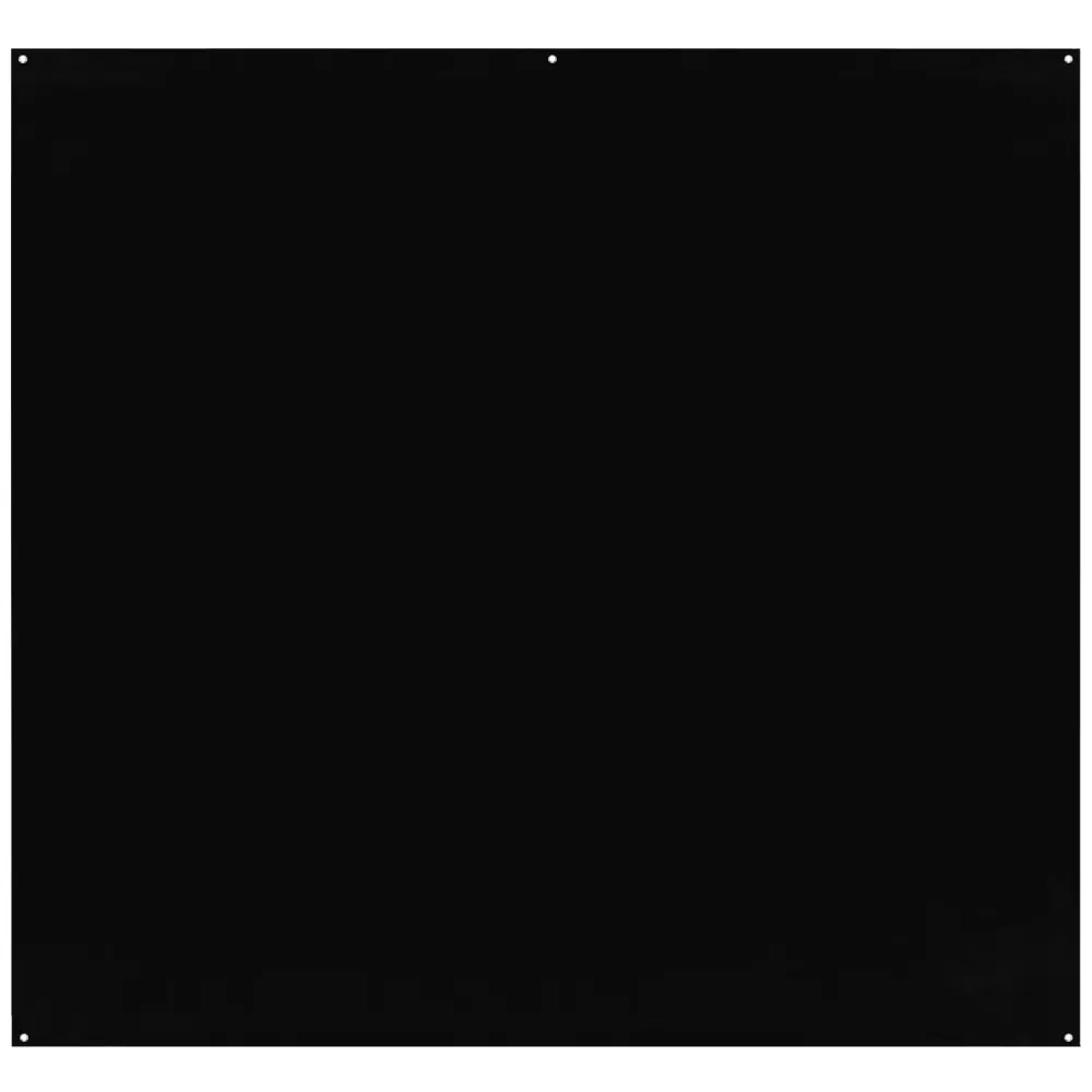 Westcott X Drop Pro Wrinkle Resistant Backdrop   Rich Black (8' x 8')